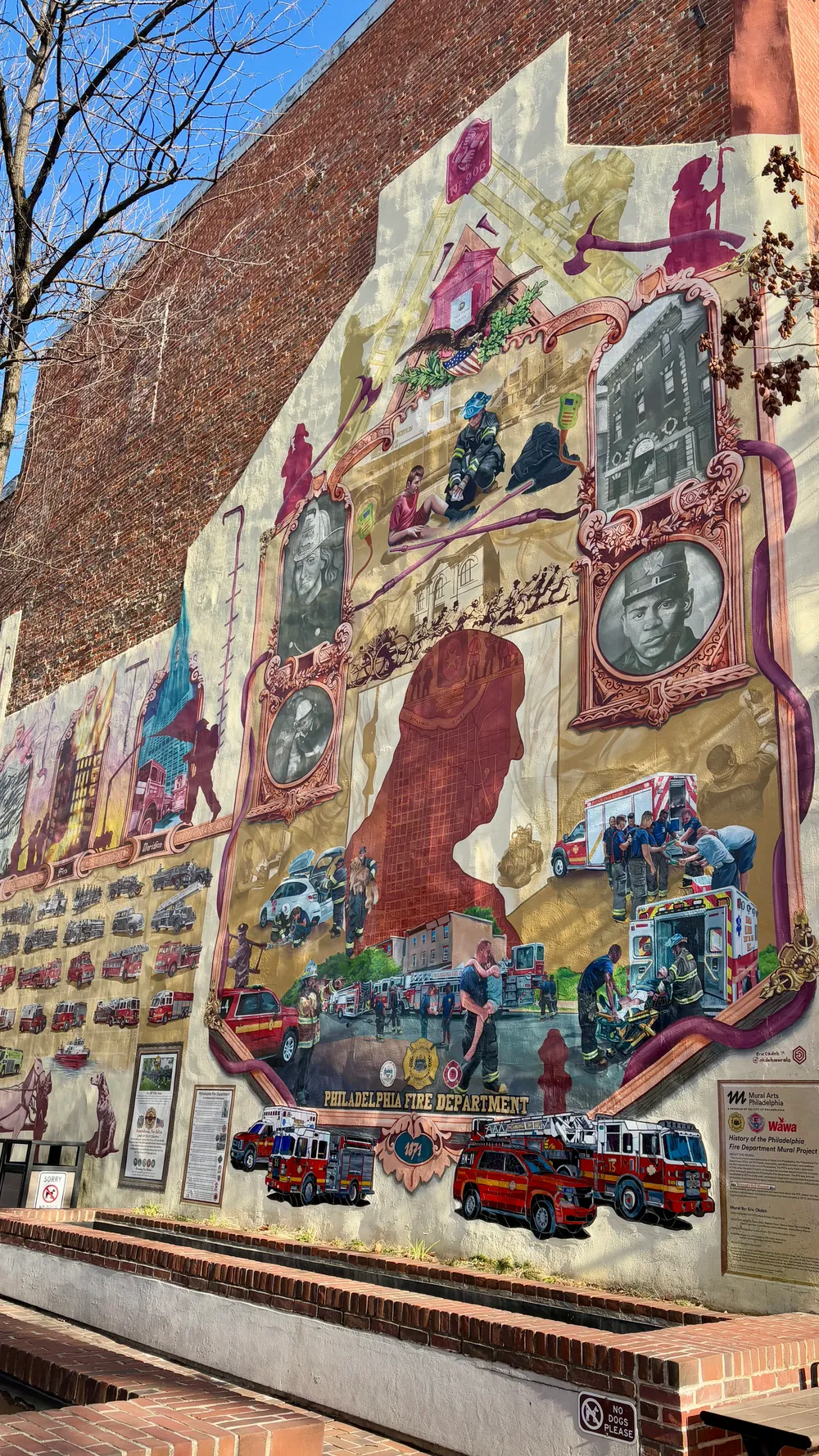 History of Philadelphia fire department mural project